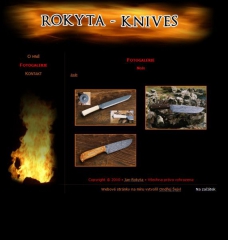 Reference Tvorba www stránek Rokyta Knives